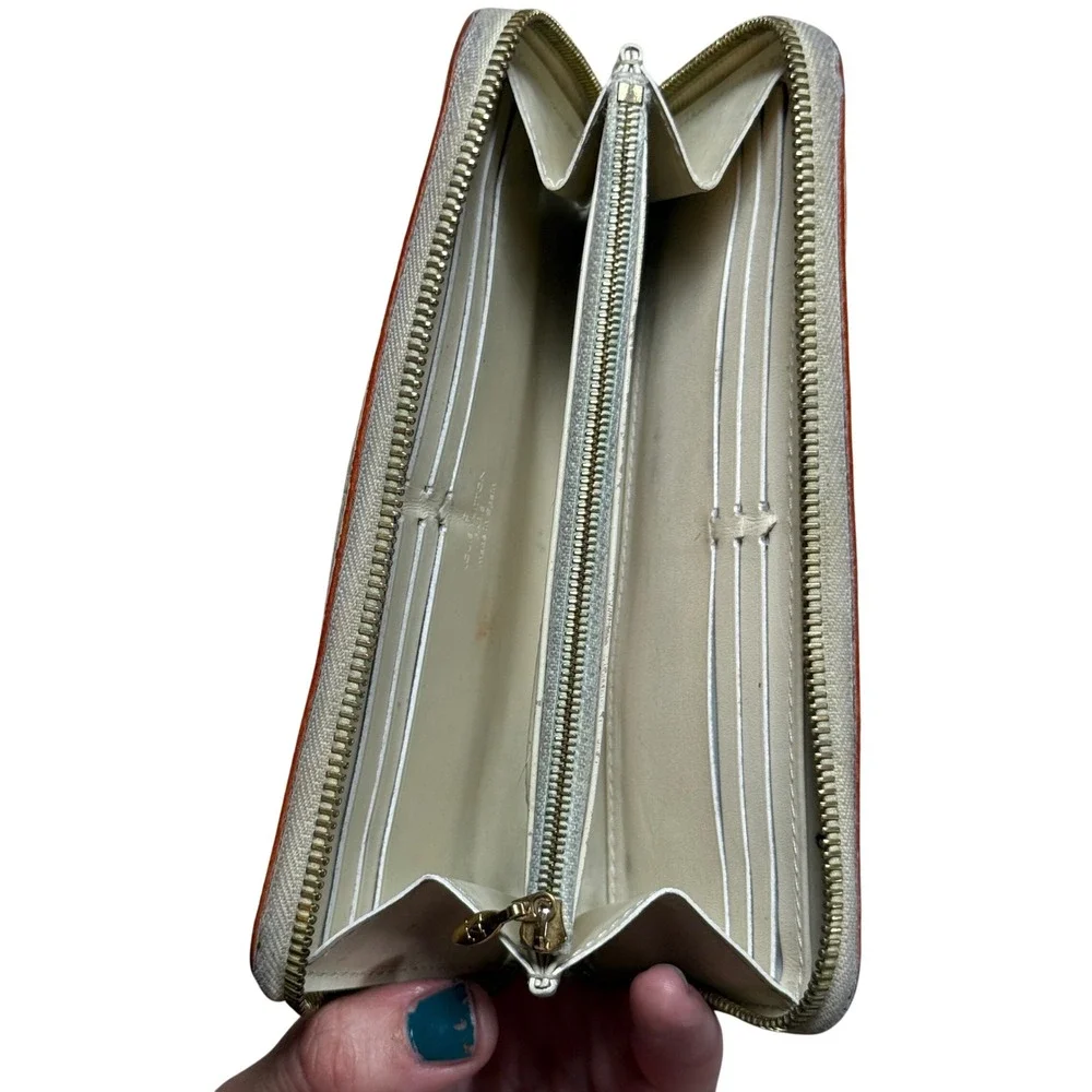 Louis Vuitton Suhali Zippy Wallet Cream White Studded Leather Zip Around Spain